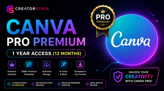 Canva Pro 1 Year Access (Activation on your Mail ID)